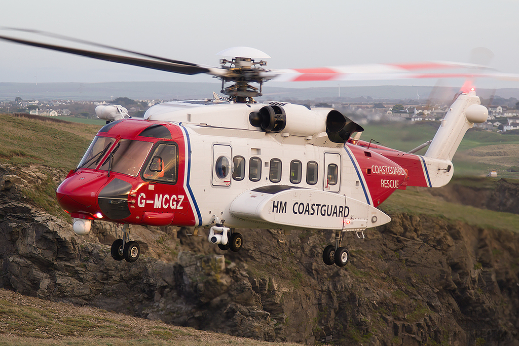 Sikorsky S-92A - G-MCGZ - Coast Guard