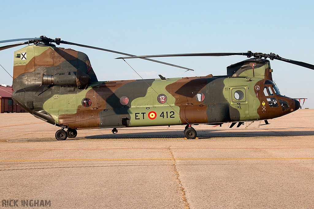 Boeing CH47D Chinook - HT.17-12 / ET-412 - Spanish Army