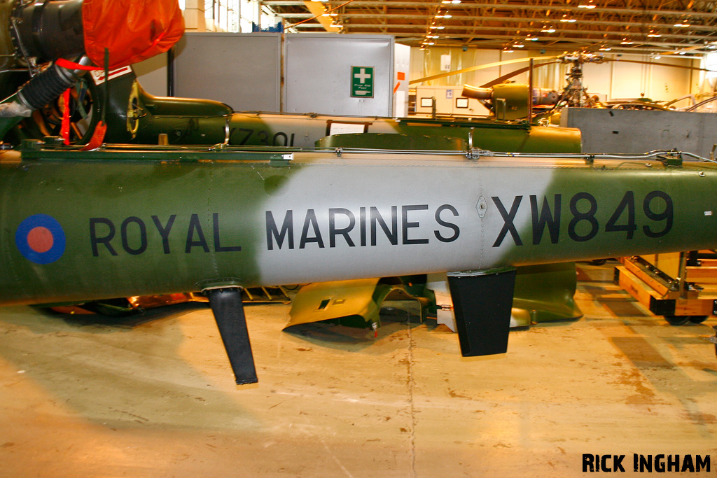 Westland Gazelle AH1 - XW849 - Royal Marines