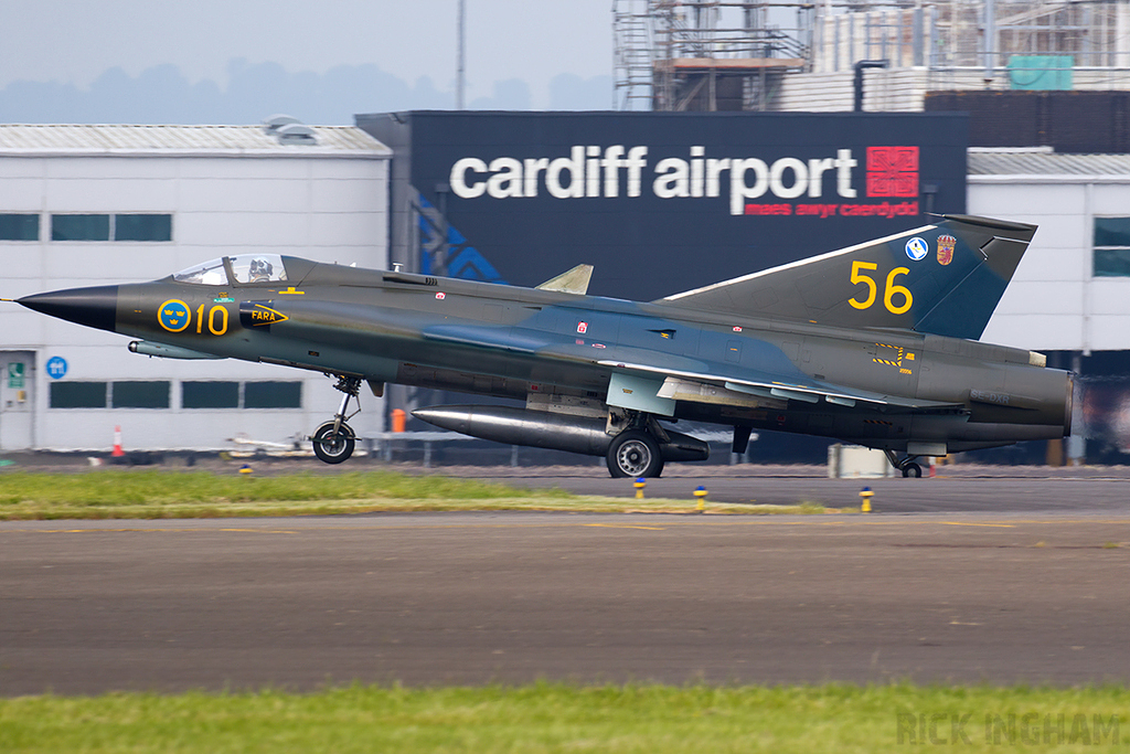 Saab J35J Draken - 35556 / SE-DXR - Swedish Air Force
