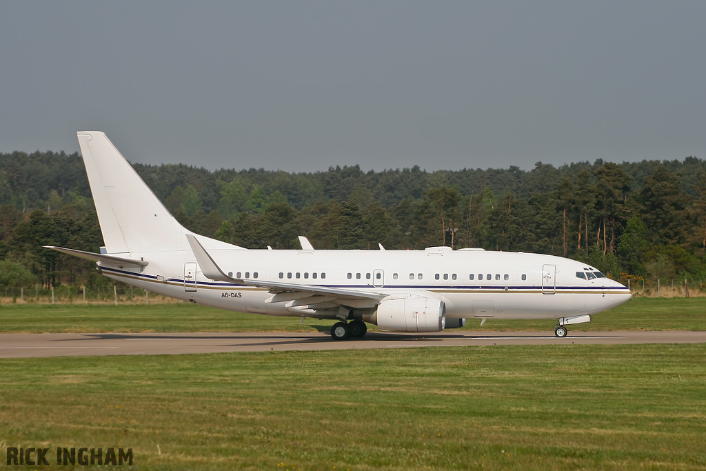 Boeing 737-7Z5 BBJ - A6-DAS - Abu Dhabi Amiri Flight