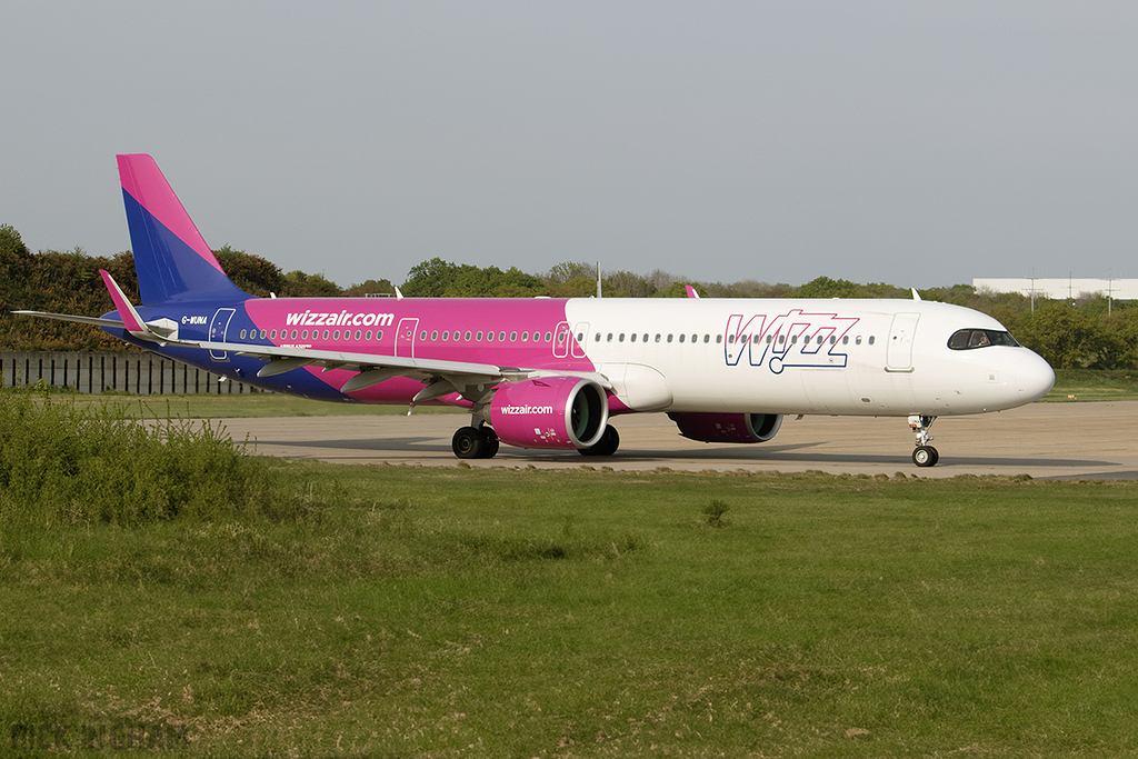 Airbus A321-271NX - G-WUNA - Wizz Air