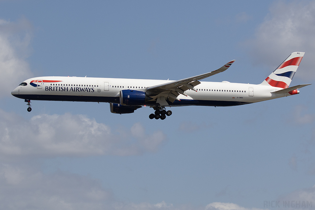 Airbus A350-1041 - G-XWBS - British Airways