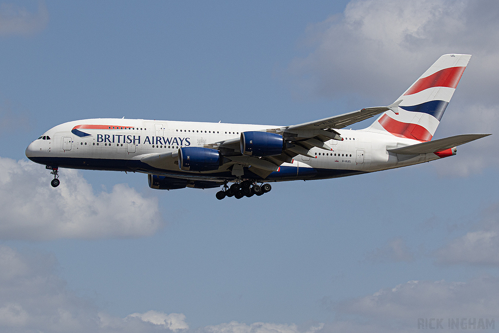 Airbus A380-841 - G-XLEL - British Airways