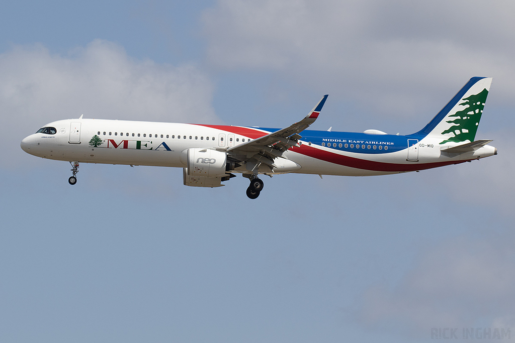Airbus A321-271NX - OD-M10 - Middle East Airlines