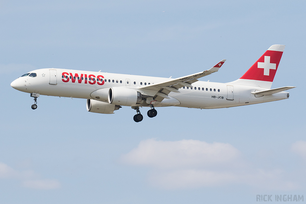Airbus A220-300 - HB-JCB - Swiss Airlines