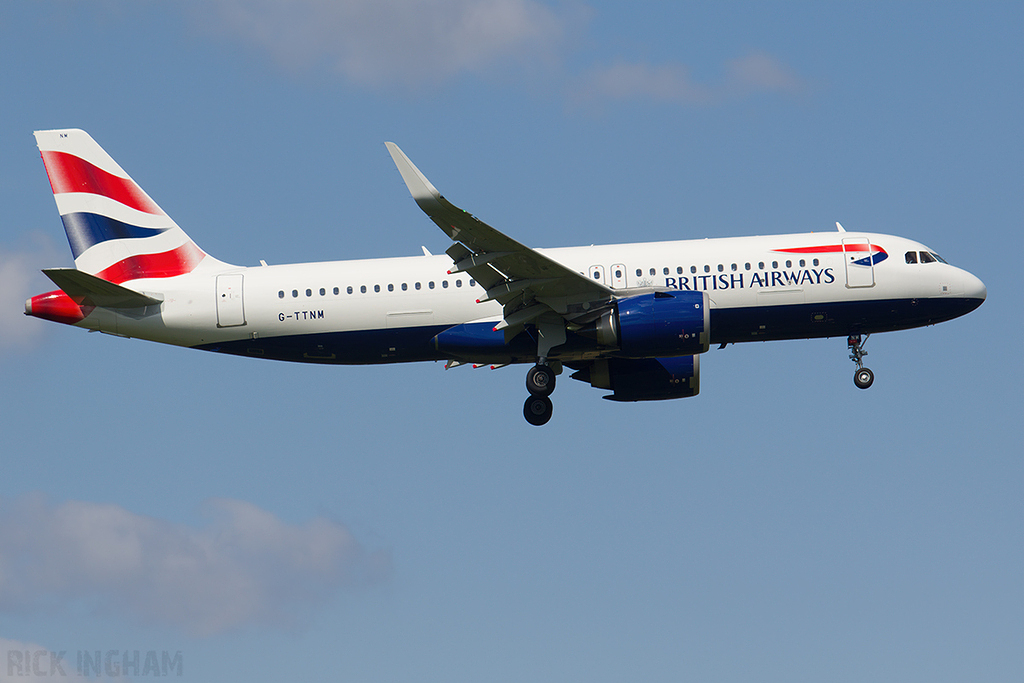 Airbus A320-251N NEO - G-TTNM - British Airways