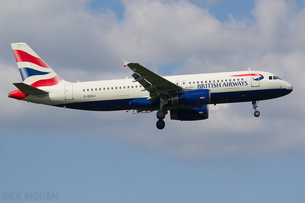 Airbus A320-232 - G-EUUJ - British Airways