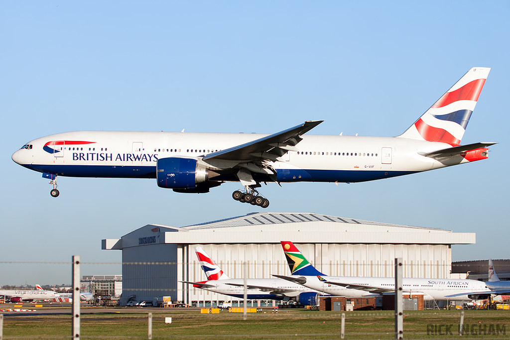 Boeing 777-236ER - G-VIIF - British Airways