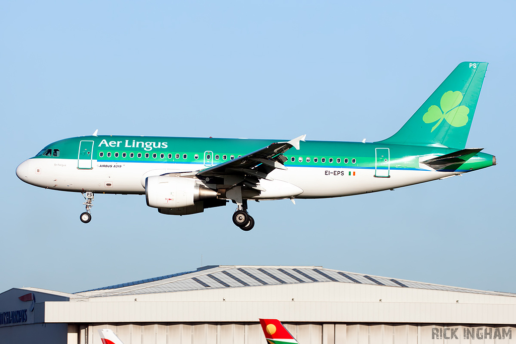 Airbus A319-111 - EI-EPS - Aer Lingus