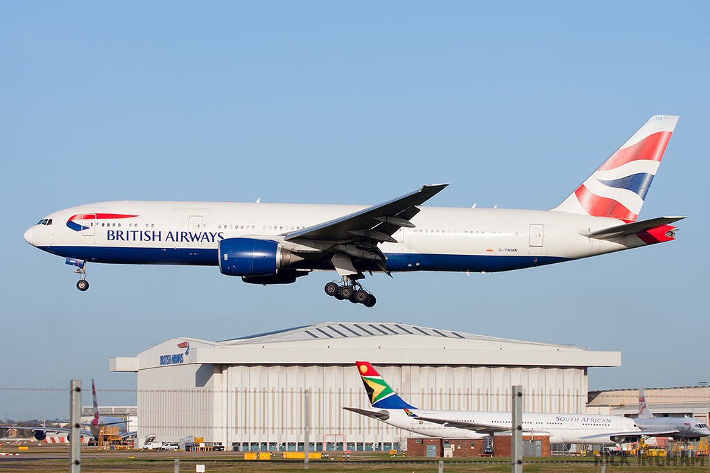 Boeing 777-236ER - G-YMMN - British Airways