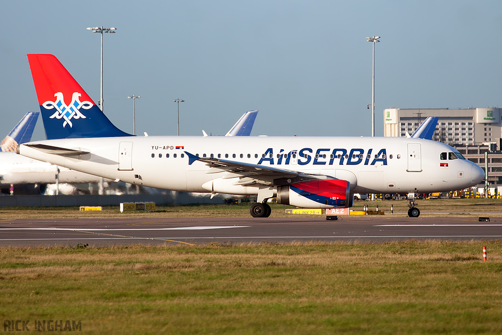 Airbus A319-132 - YU-APD - Air Serbia