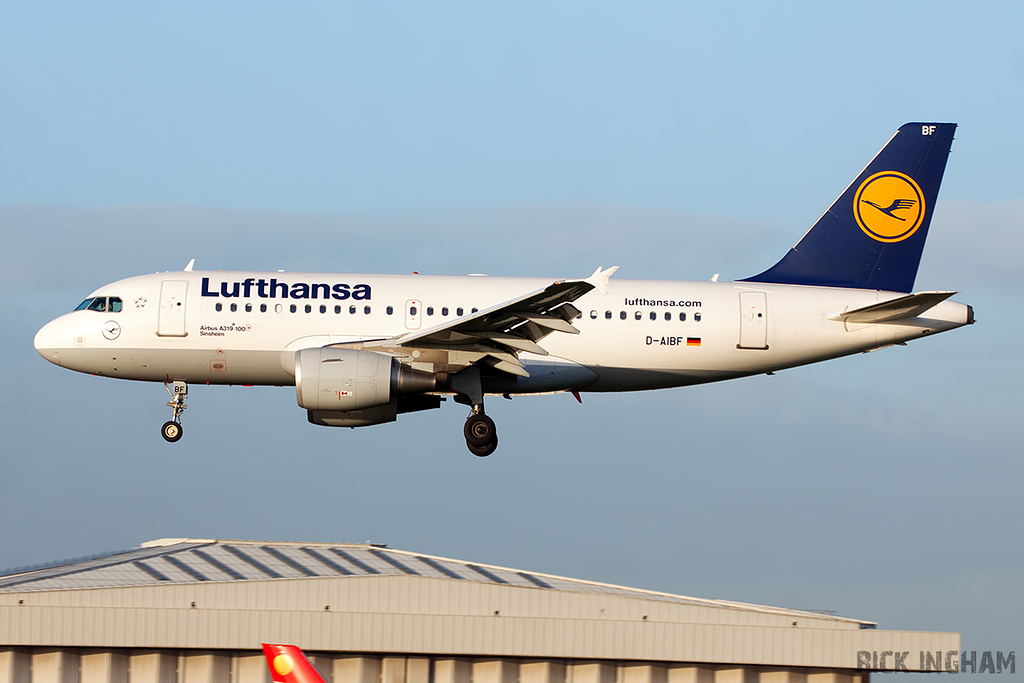 Airbus A319-112 - D-AIBF - Lufthansa