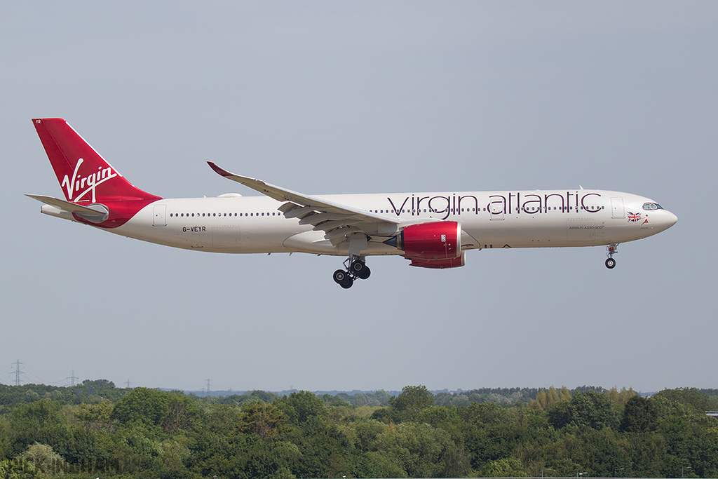 Airbus A330-941 - G-VEYR - Virgin Atlantic