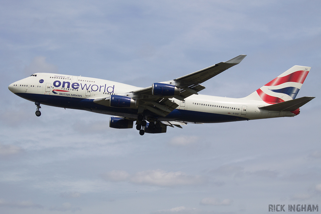 Boeing 747-436 - G-CIVZ - OneWorld | British Airways