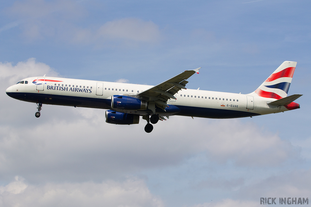 Airbus A321-231 - G-EUXE - British Airways