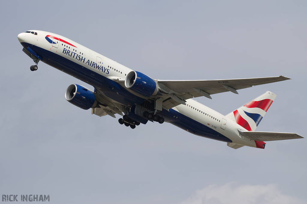 Boeing 777-236ER - G-VIIG - British Airways