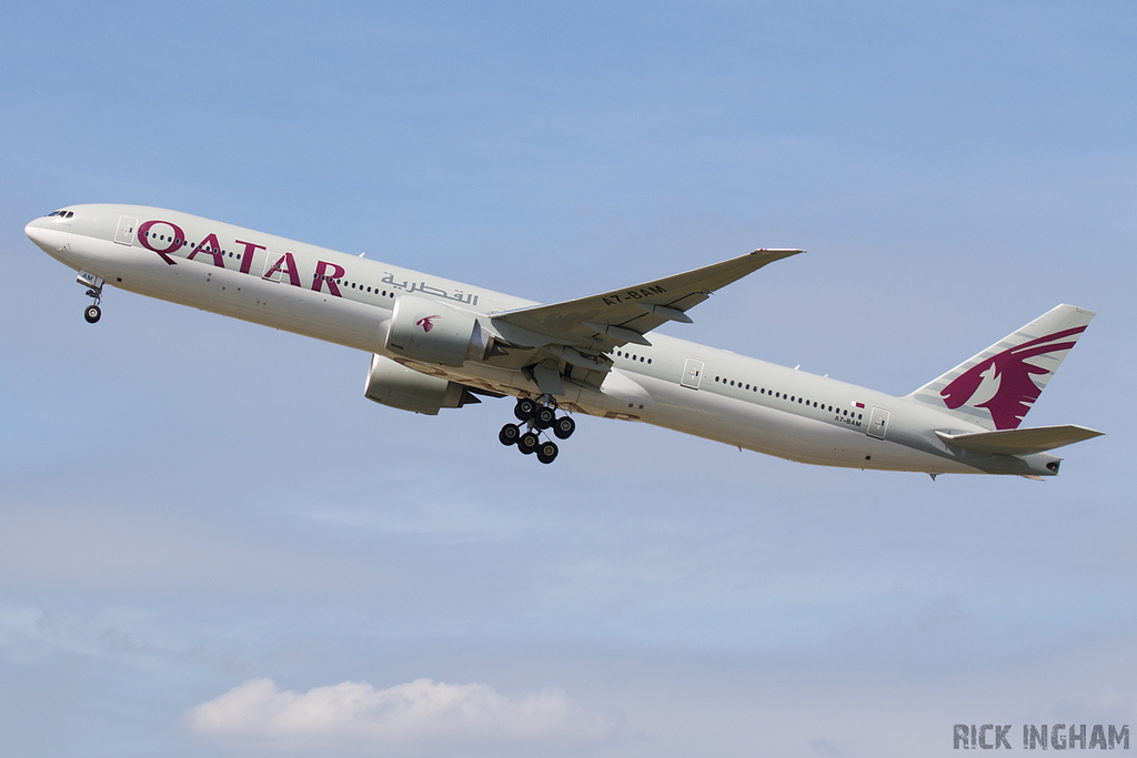 Boeing 777-3DZER - A7-BAM - Qatar Airways