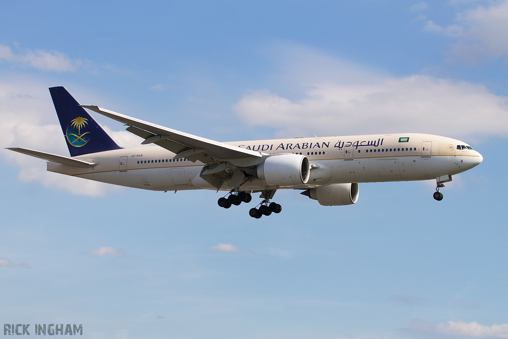 Boeing 777-268ER - HZ-AKB - Saudi Arabian Airlines