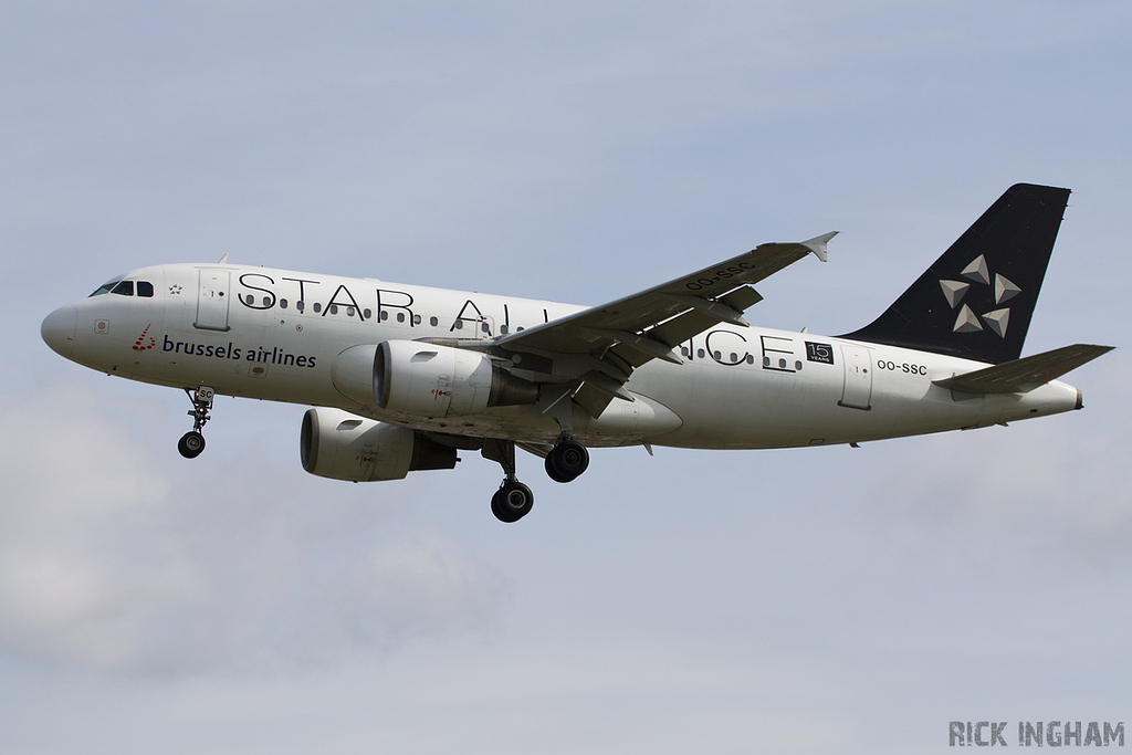 Airbus A319-112 - OO-SSC - Star Alliance | Brussels Airlines