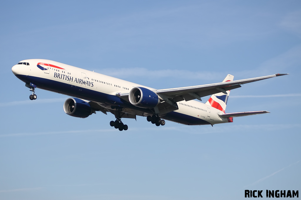 Boeing 777-336ER - G-STBA - British Airways
