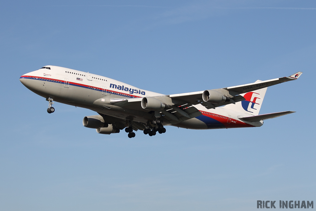 Boeing 747-4H6 - 9M-MPL - Malaysia Airlines