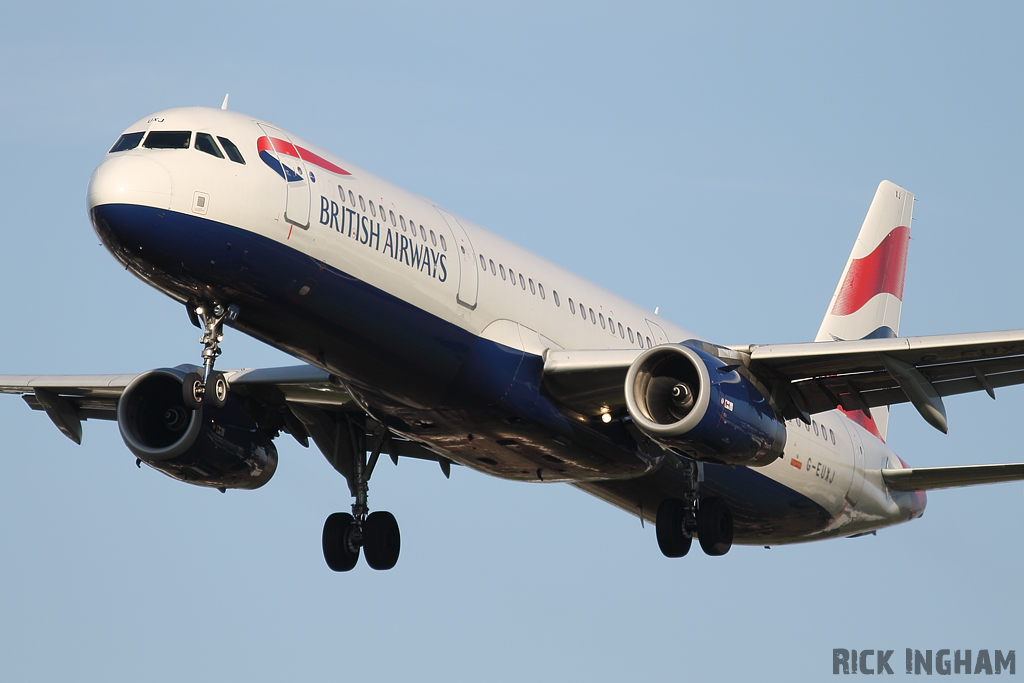 Airbus A321-231 - G-EUXJ - British Airways