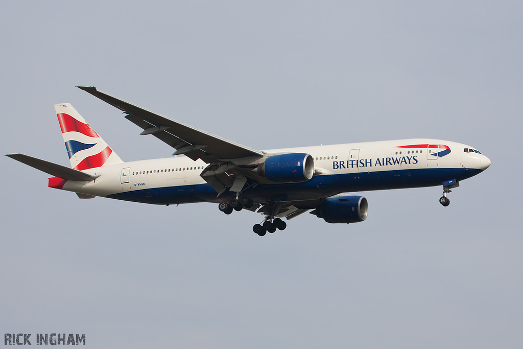 Boeing 777-236ER - G-YMML - British Airways
