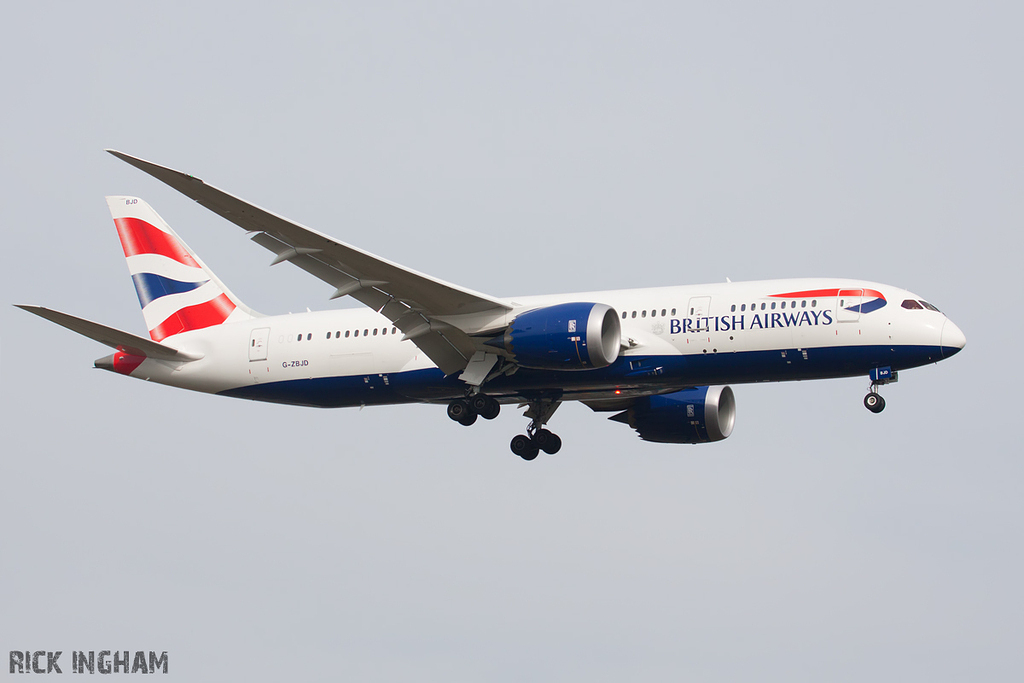 Boeing 787-8 Dreamliner - G-ZBJD - British Airways
