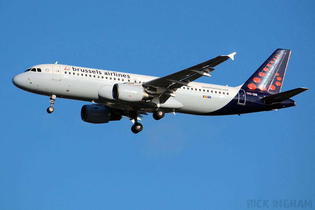Airbus A320-214 - OO-SNI - Brussels Airlines
