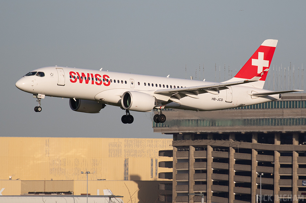 Airbus A220-300 - HB-JCD - Swiss Airlines