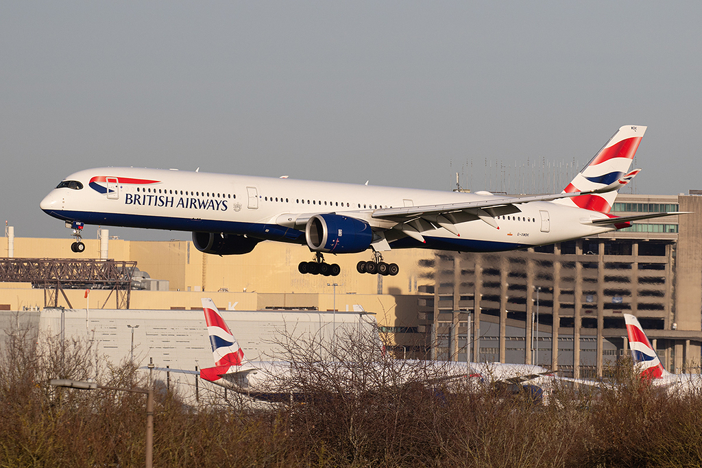 Airbus A350-1041 - G-XWBK - British Airways