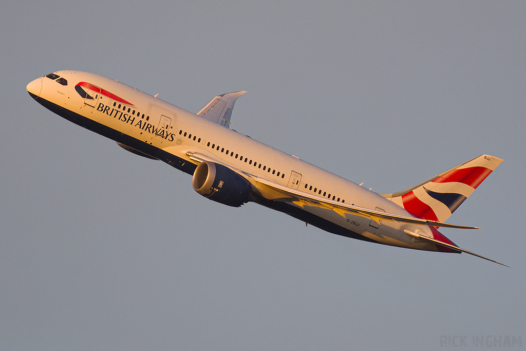 Boeing 787-8 Dreamliner - G-ZBJJ - British Airways
