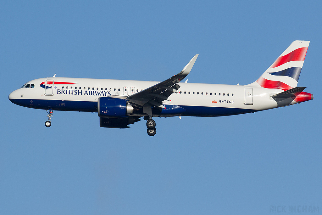 Airbus A320-251N NEO - G-TTSB - British Airways