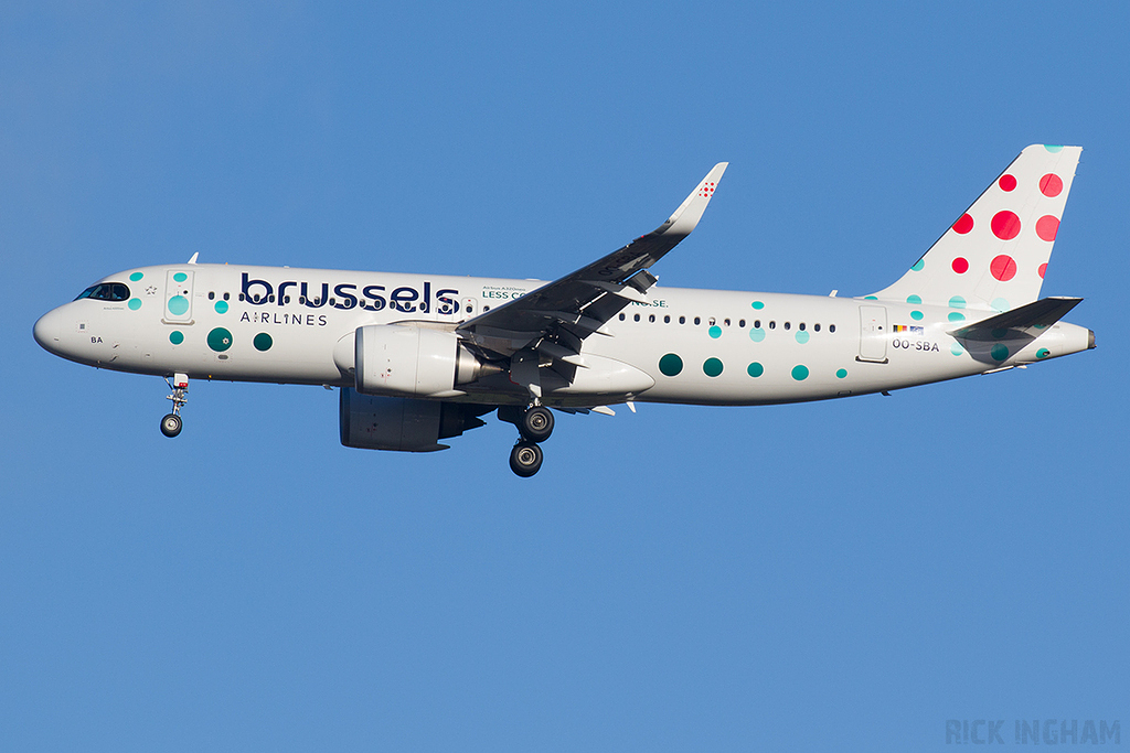 Airbus A320-251N NEO - OO-SBA - Brussels Airlines