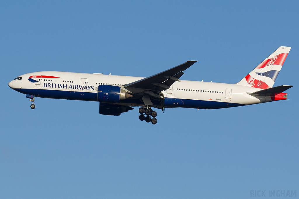 Boeing 777-236ER - G-VIIB - British Airways