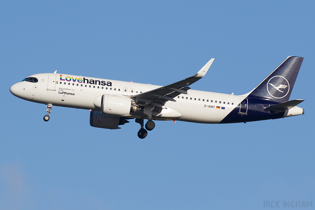 Airbus A320-271N - D-AINY - Lufthansa