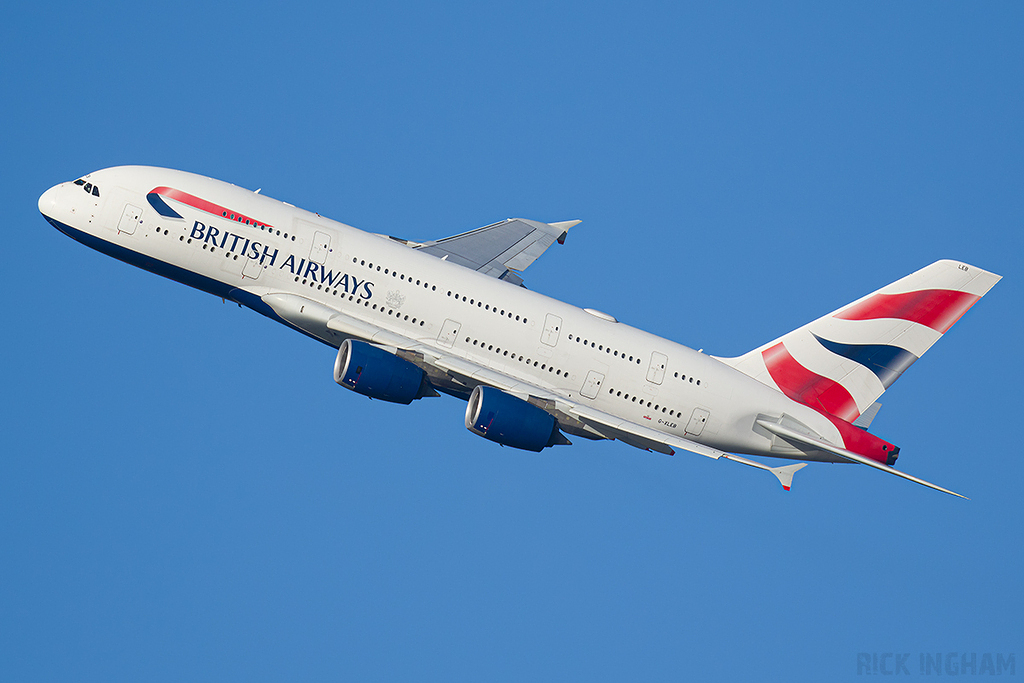 Airbus A380-841 - G-XLEB - British Airways