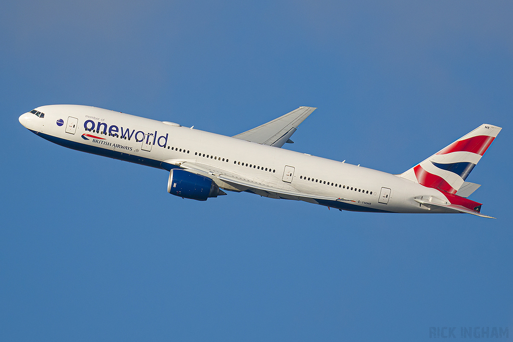 Boeing 777-236ER - G-YMMR - OneWorld / British Airways