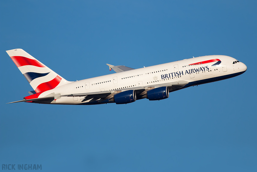 Airbus A380-841 - G-XLEA - British Airways