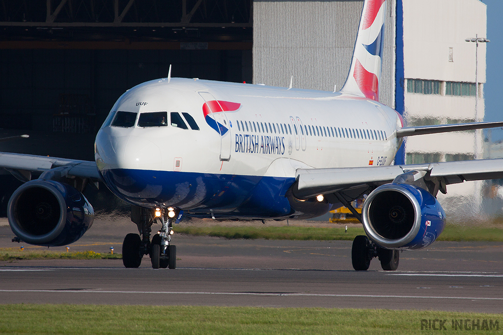 Airbus A320-232 - G-EUUF - British Airways