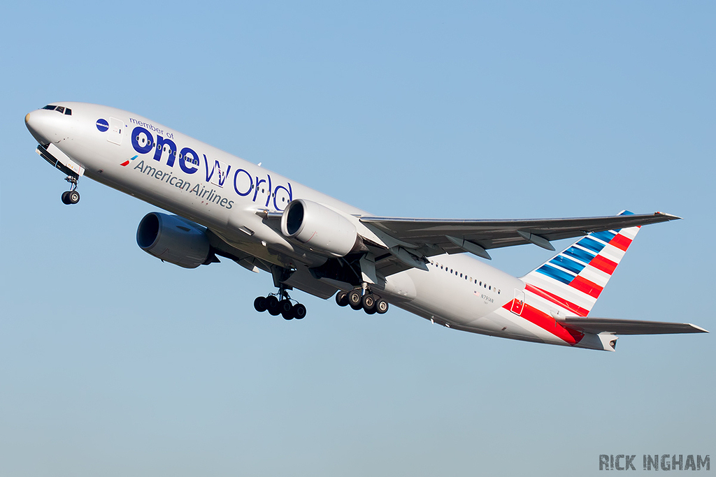 Boeing 777-223ER - N791AN - Oneworld | American Airlines