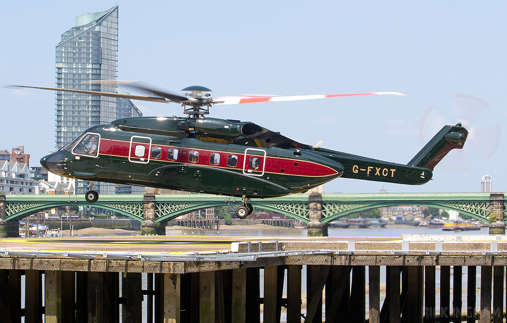 Sikorsky S-92A - G-FXCT (Ex G-LAWX) - FlexJet