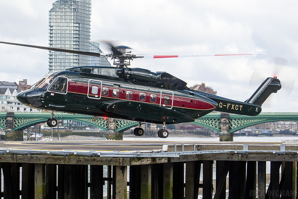 Sikorsky S-92A - G-FXCT (Ex G-LAWX) - FlexJet