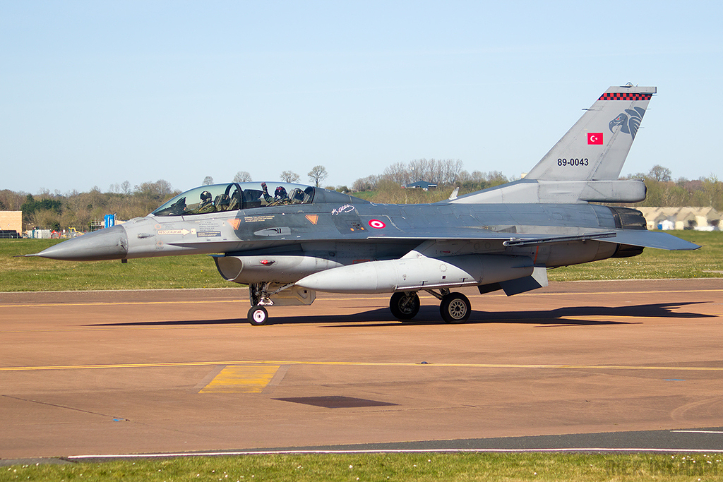 Lockheed Martin F-16D Fighting Falcon - 89-0043 - Turkish Air Force