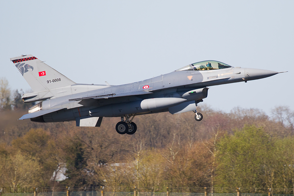 Lockheed Martin F-16C Fighting Falcon - 91-0008 - Turkish Air Force