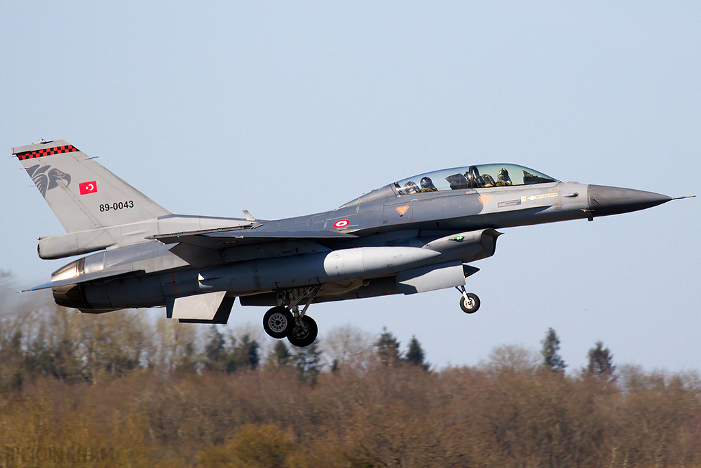 Lockheed Martin F-16D Fighting Falcon - 89-0043 - Turkish Air Force
