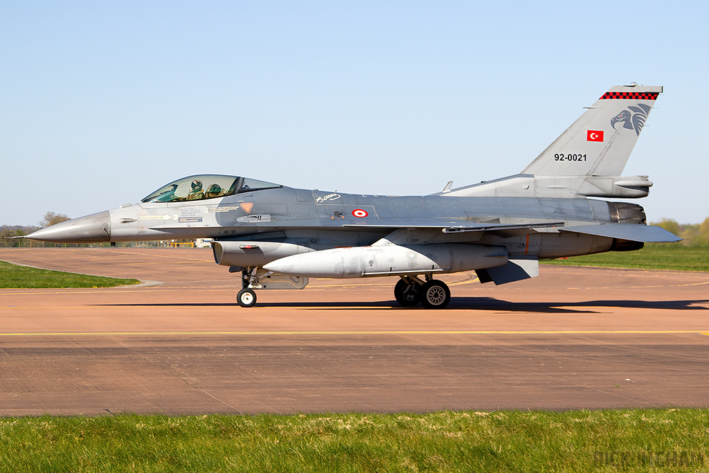 Lockheed Martin F-16C Fighting Falcon - 92-0021 - Turkish Air Force