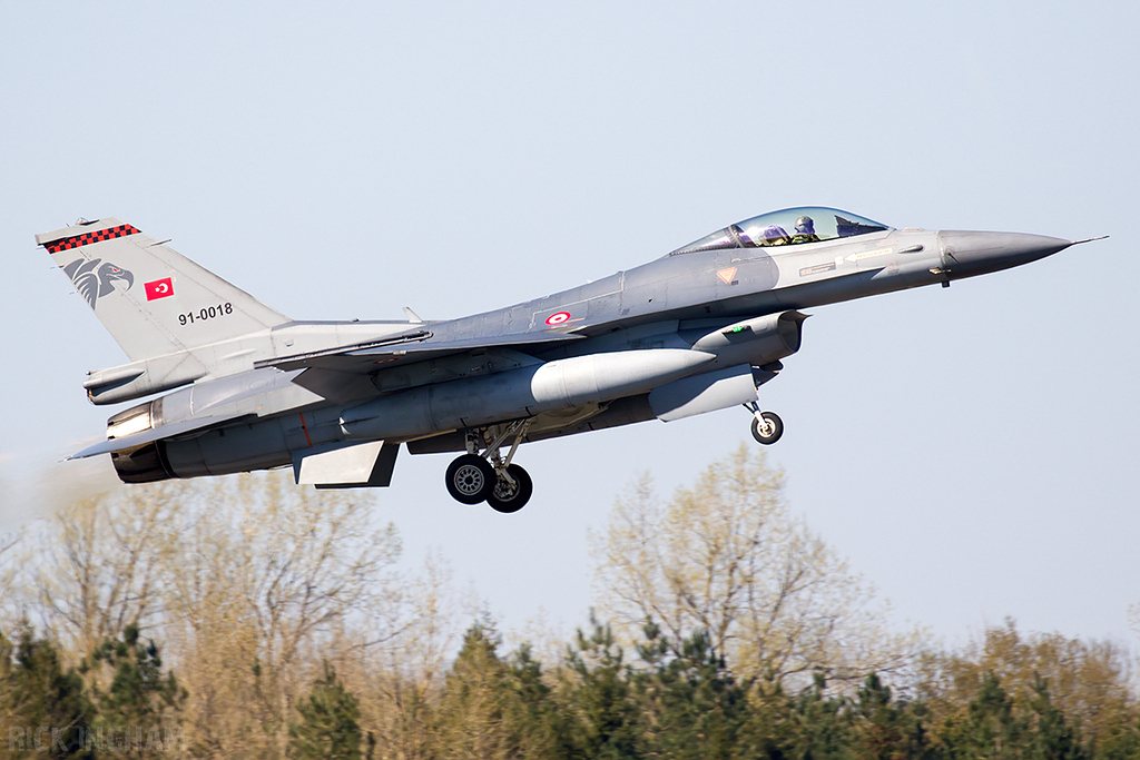 Lockheed Martin F-16C Fighting Falcon - 91-0018 - Turkish Air Force