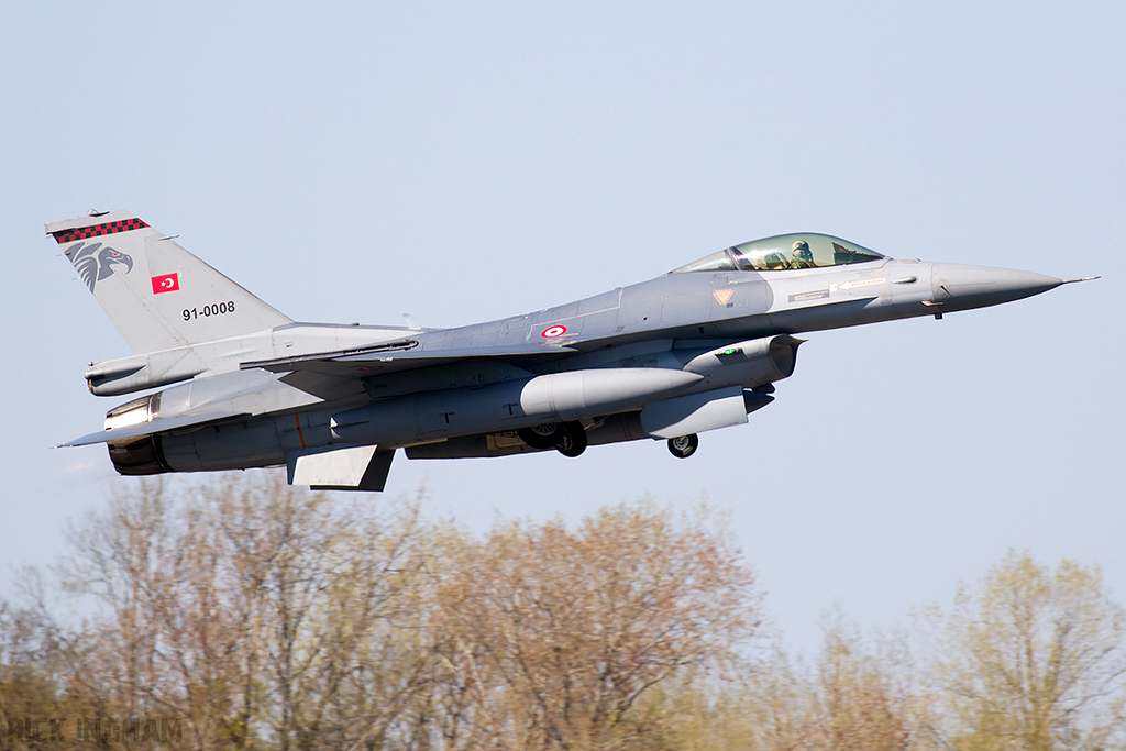 Lockheed Martin F-16C Fighting Falcon - 91-0008 - Turkish Air Force